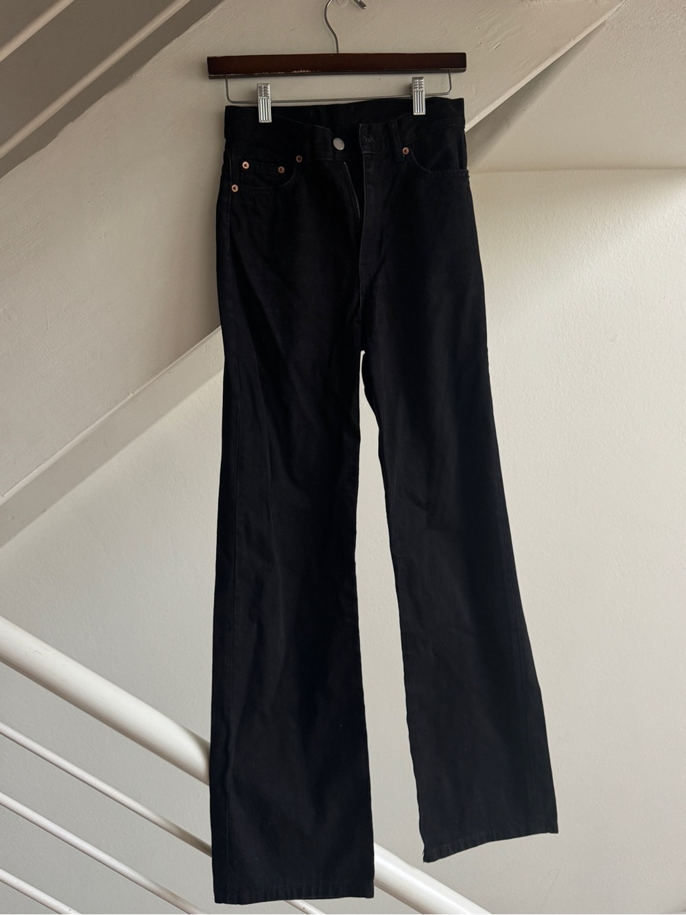 Dr. Denim Women's Black Straight-Leg Jeans